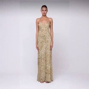 RESA Olive Sardinia Patterned Maxi Dress